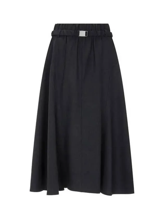 10 epoint women s flared banding skirt black