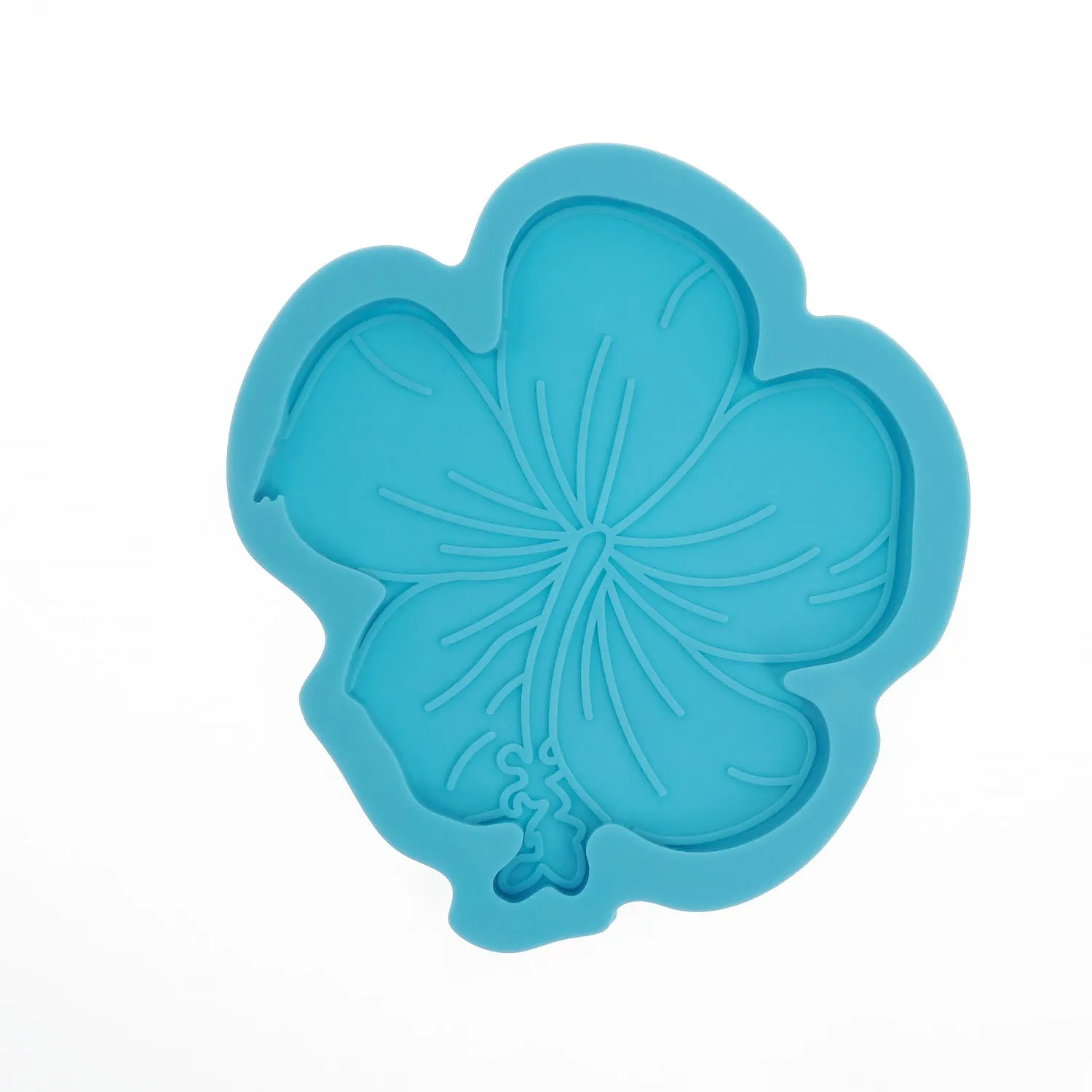 1pc Blue Silicone Sakura Coaster Molds Resin Epoxy Coaster Mold for Making Craft 10369951