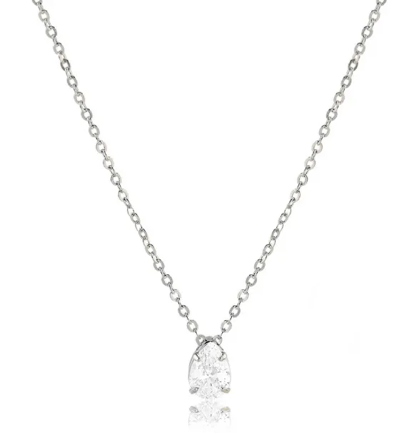 925 Silver CZ Necklace