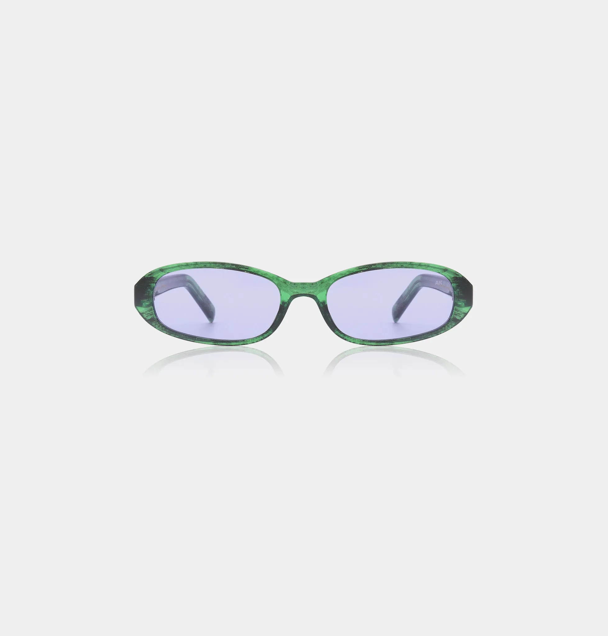 A. KJÆRBEDE Sunglasses Macy - Green Marble Transparent