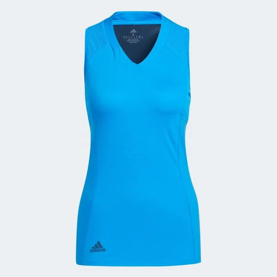 Adidas Ladies HEAT.RDY Sleeveless Polo Shirt