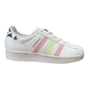 Adidas Originals Superstar GY3330 white lemon pink girl sneakers shoe