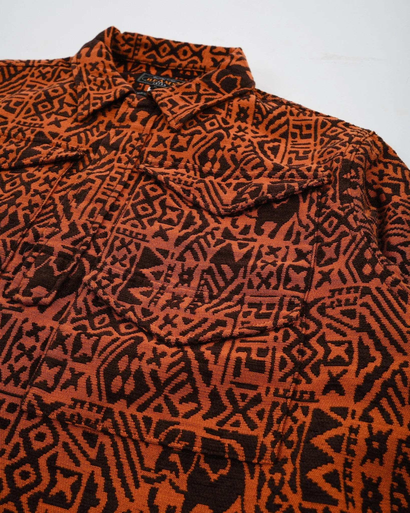 Adventure Shirt Ⅲ African Batik Jacquard Orange