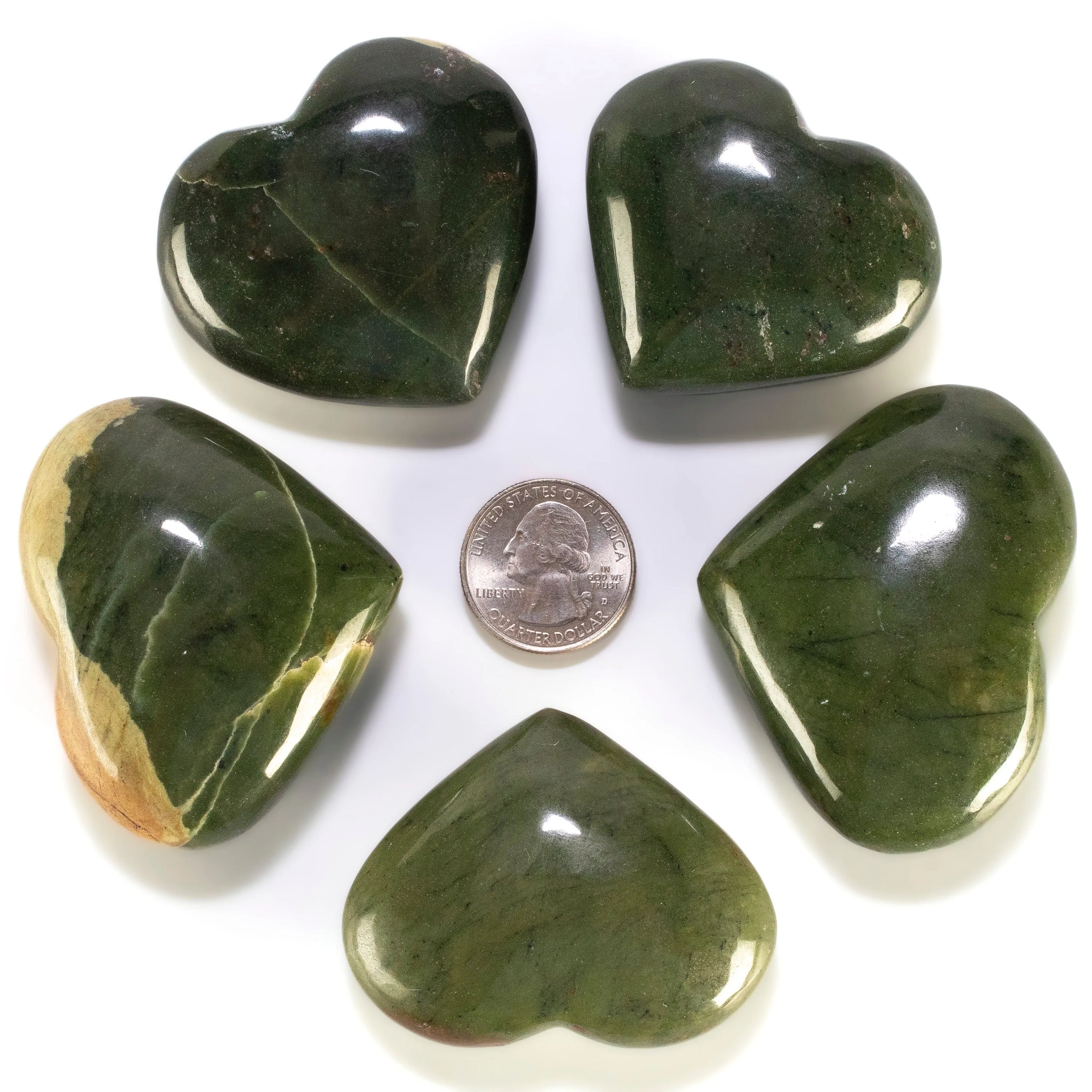 Afghan Jade Gemstone Heart Carving