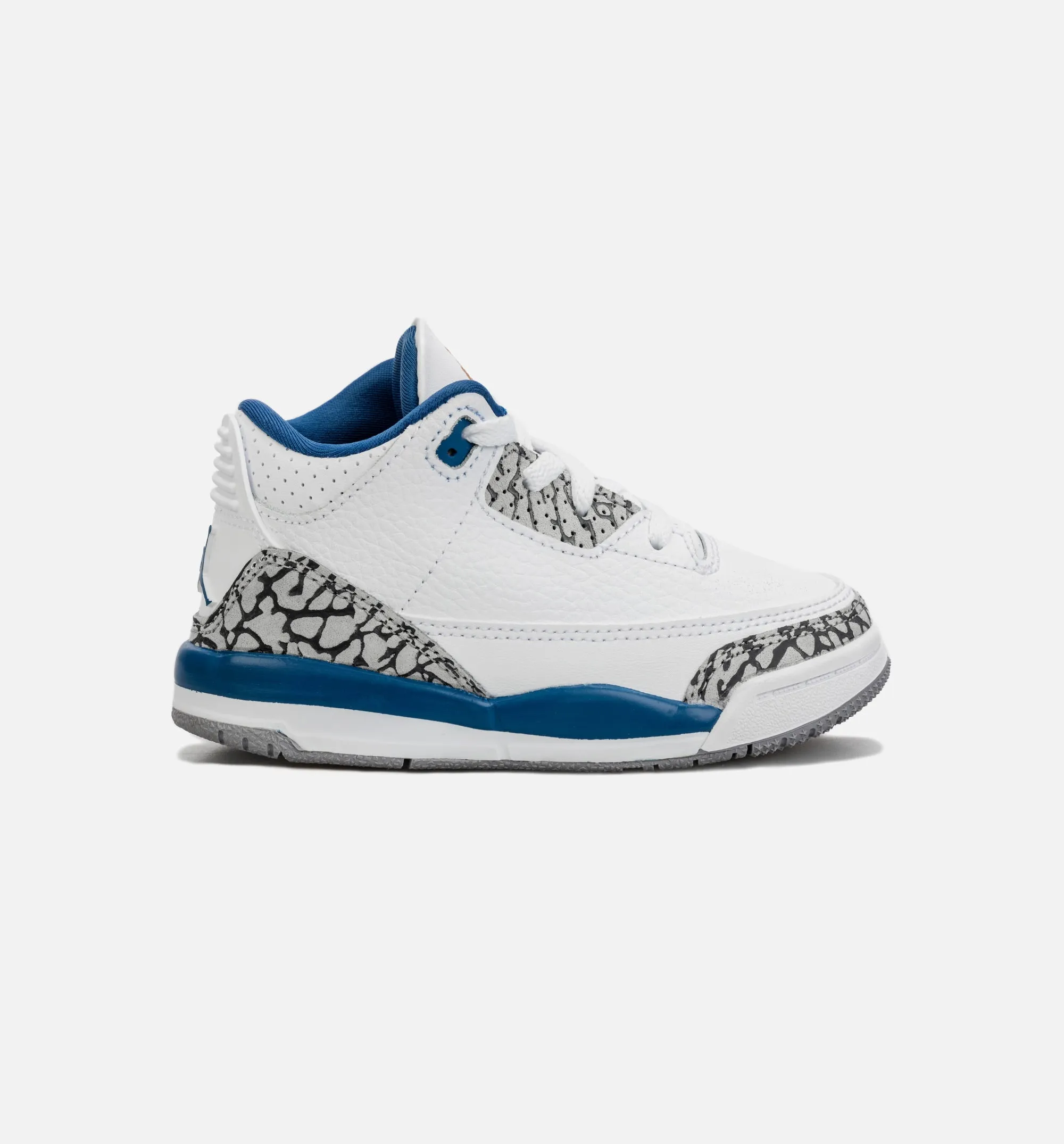 Air Jordan 3 Retro Wizards True Blue Infant Toddler Lifestyle Shoe - White/Blue