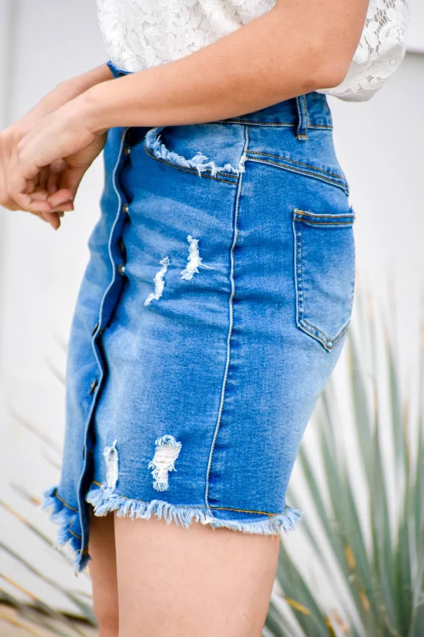 All About That Denim Skirt