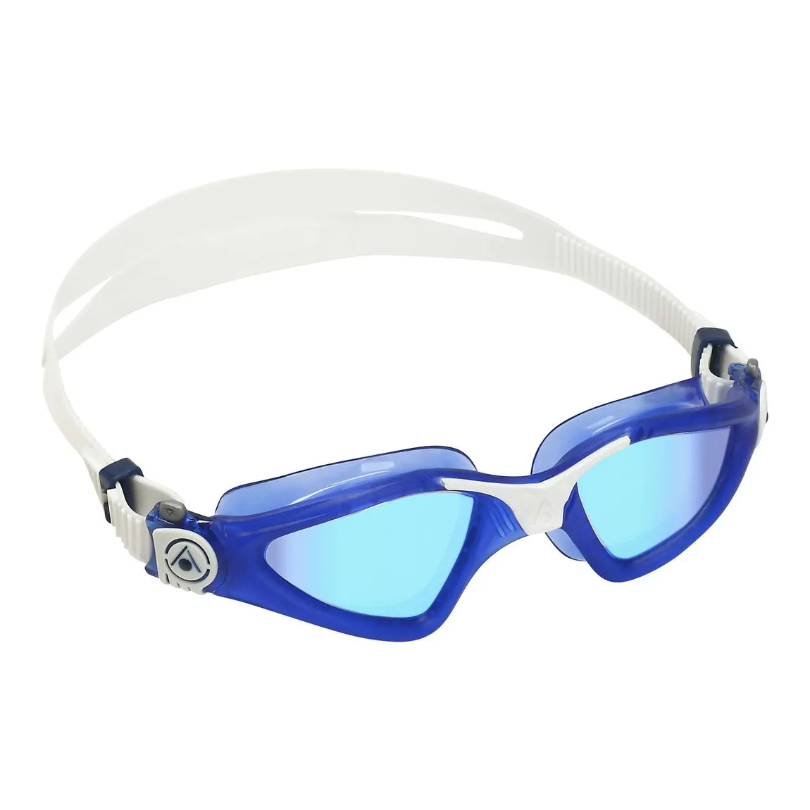 Aqua Sphere Kayenne Dark Blue/White : Blue Titanium Mirror