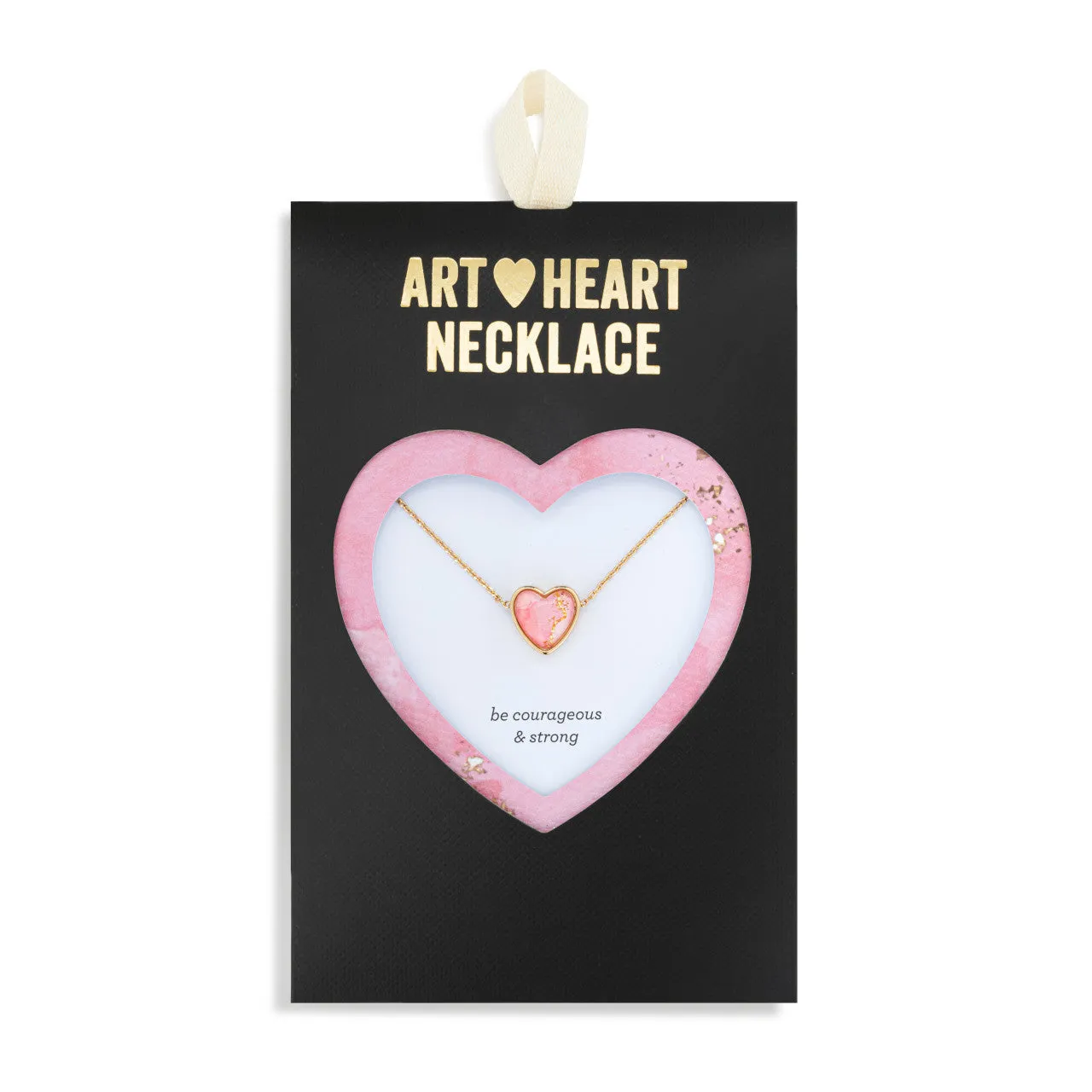 Art Heart Necklace