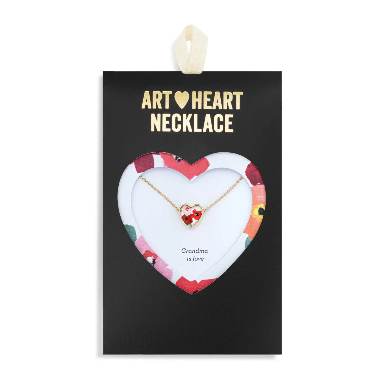 Art Heart Necklace