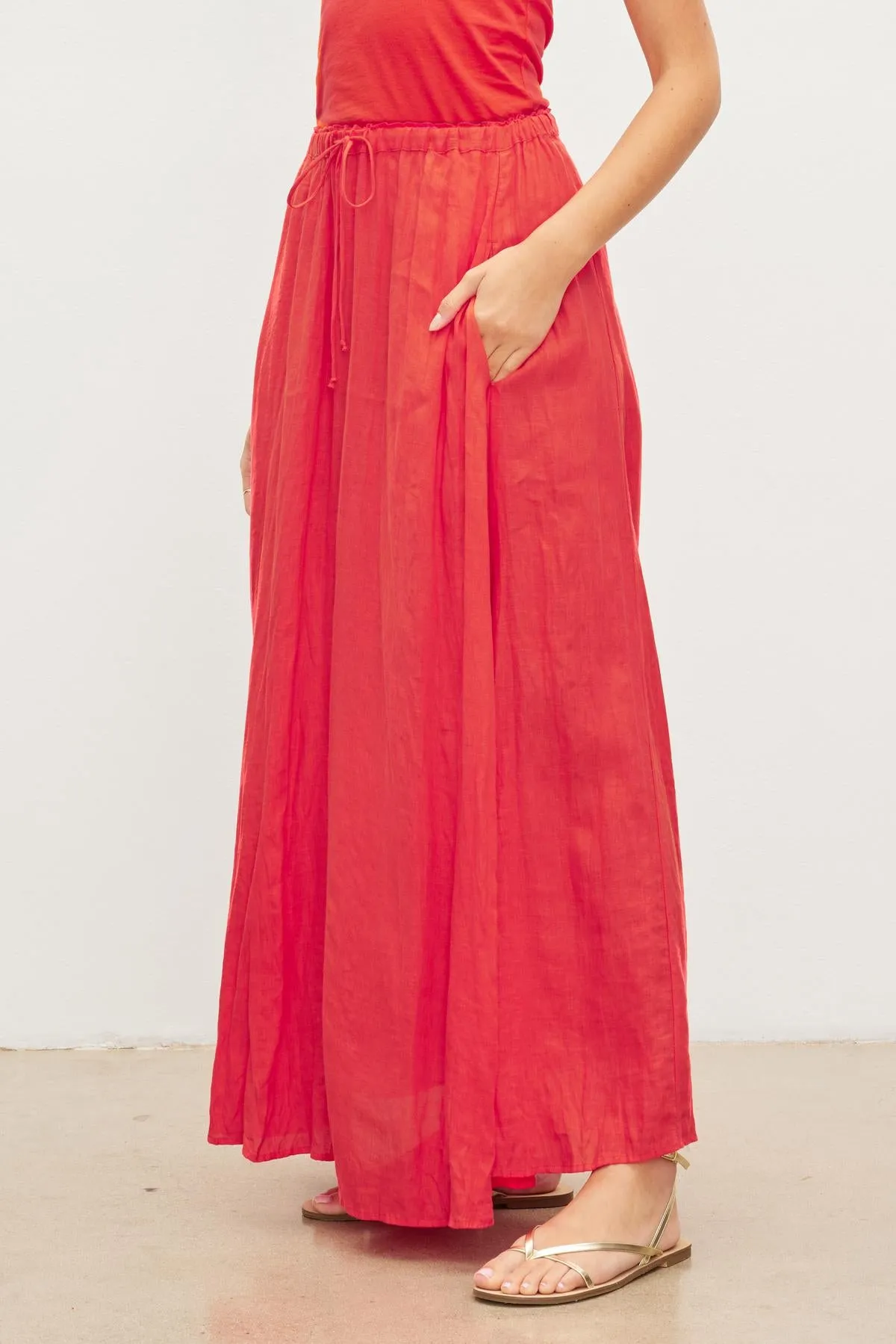 BAILEY LINEN MAXI SKIRT