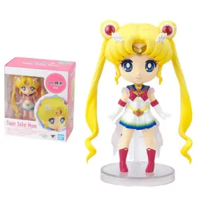 Bandai Sailor Moon Figure Figuarts Mini Theater Version Super Sailor Moon Genuine Anime Figure High Quality