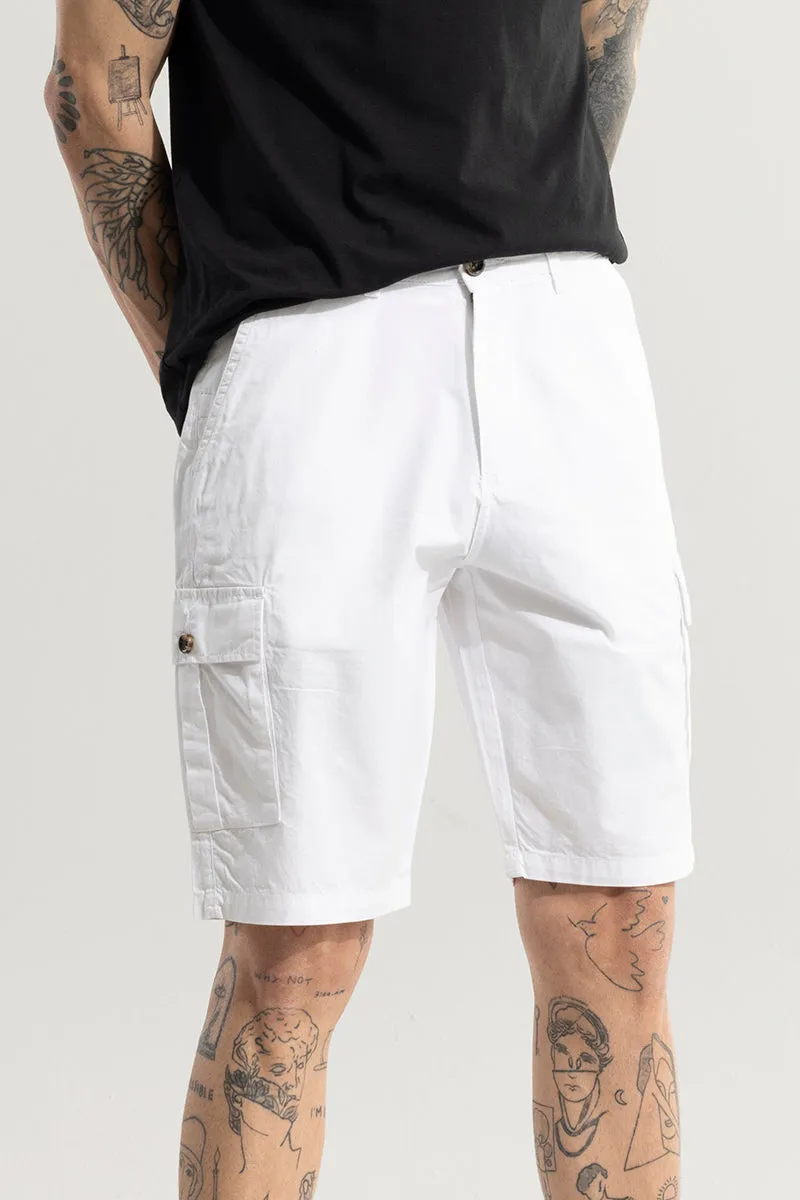 Basic Breeze White Shorts