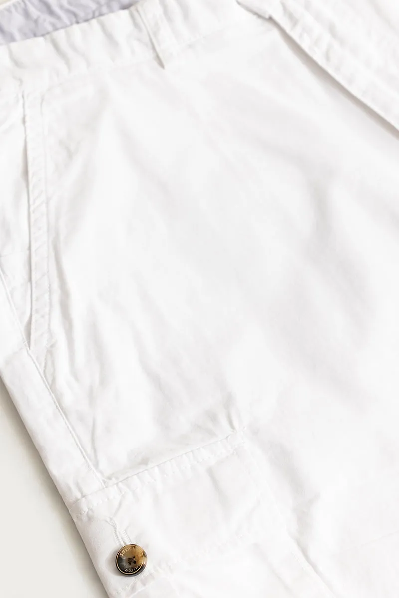 Basic Breeze White Shorts