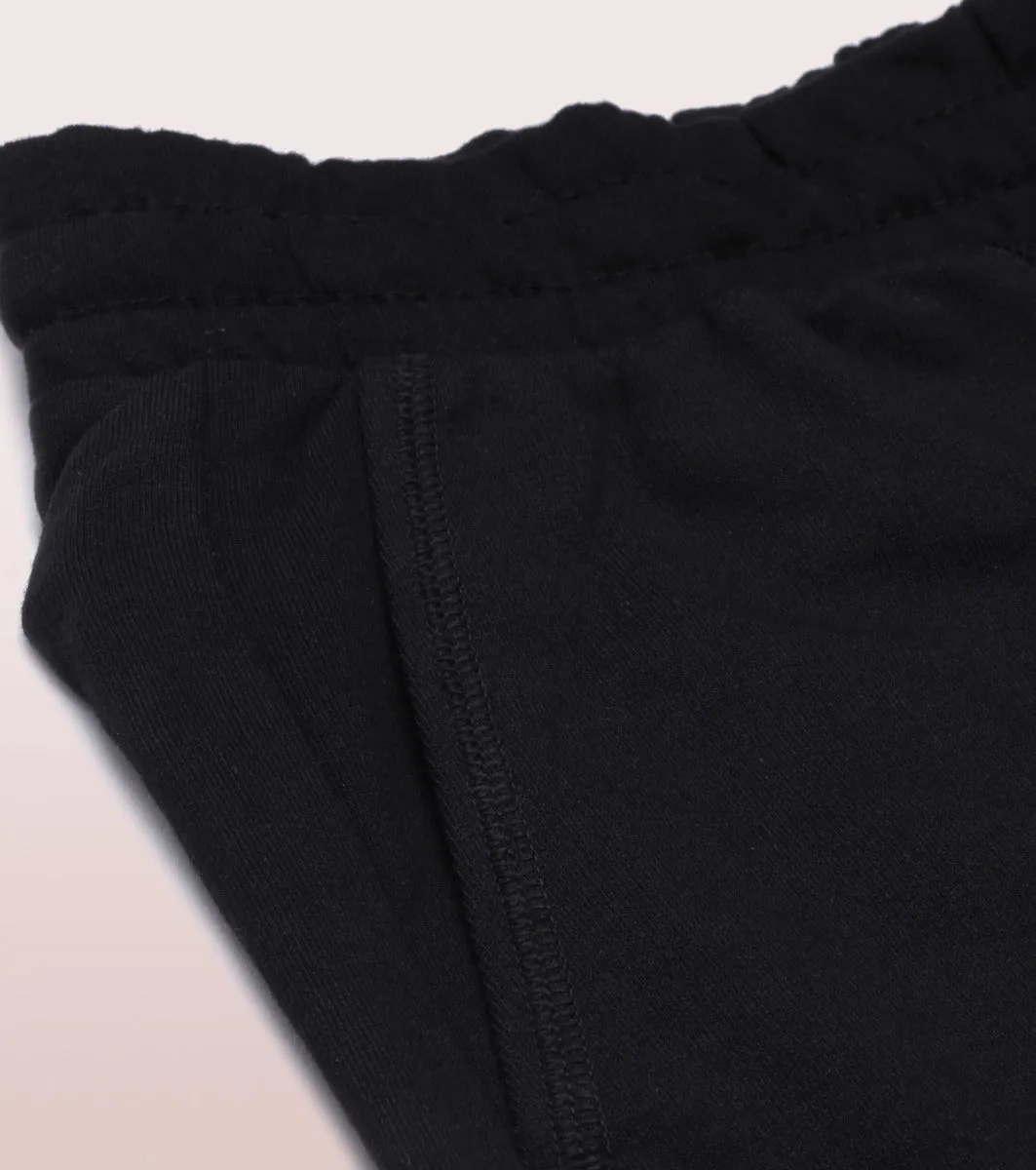 Basic Shorts | Mid-Thigh Length Jersey Shorts With Pockets