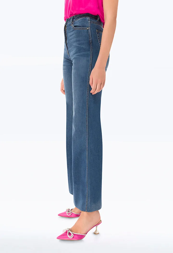 Basic Simple Denim Trouser