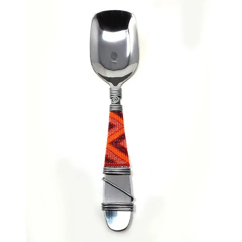 Beaded Serving Spoon 03