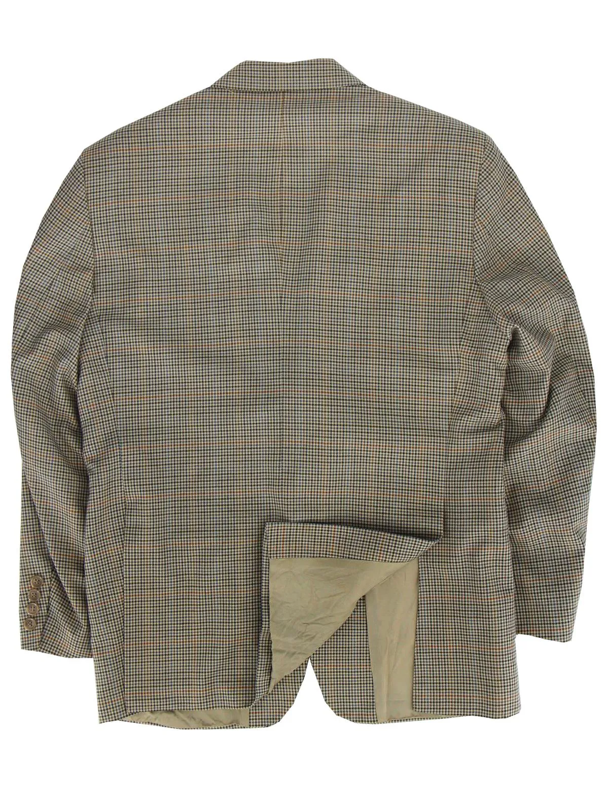 Beige Houndstooth Check True Vintage Blazer