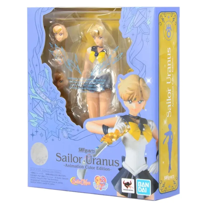 Best Bandai Sailor Moon Figure SHF Tenoh Haruka Uranus Anime Genuine Figure High Quality