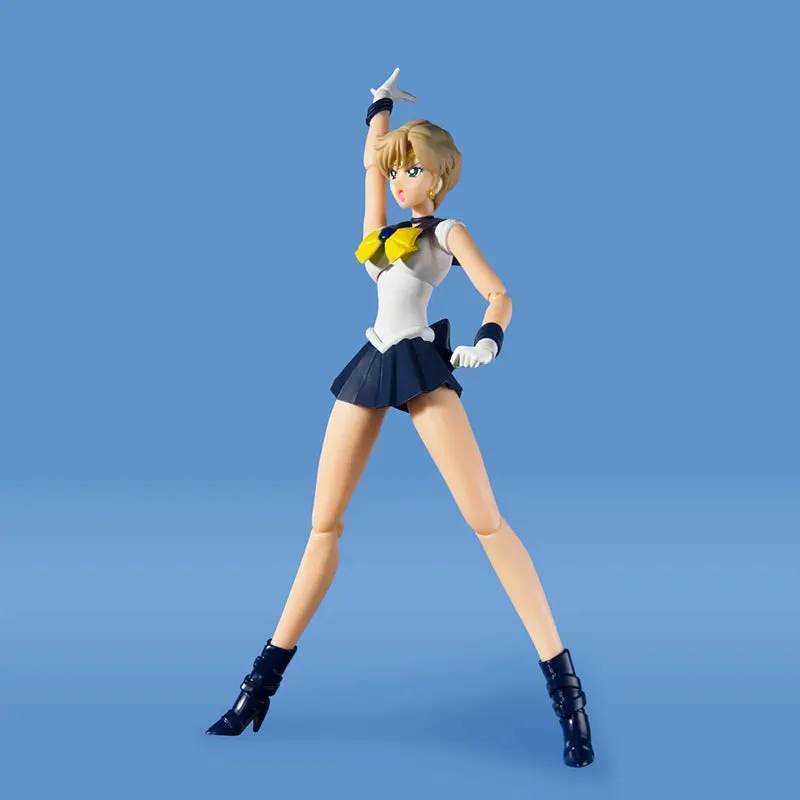 Best Bandai Sailor Moon Figure SHF Tenoh Haruka Uranus Anime Genuine Figure High Quality