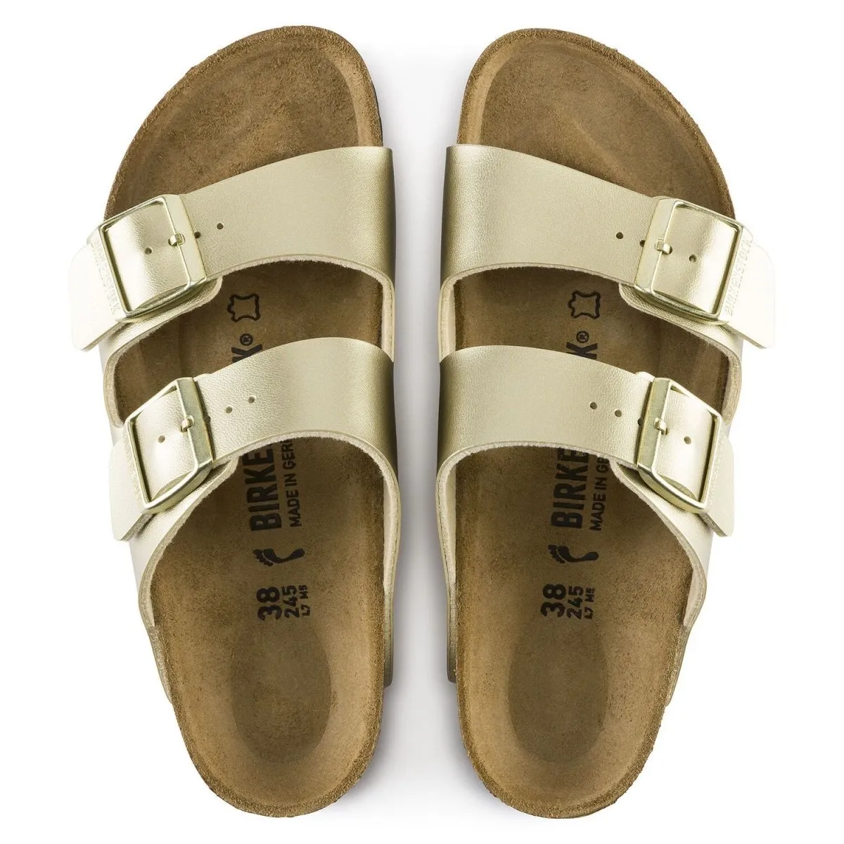 Birkenstock Women's Arizona Gold Birko-Flor