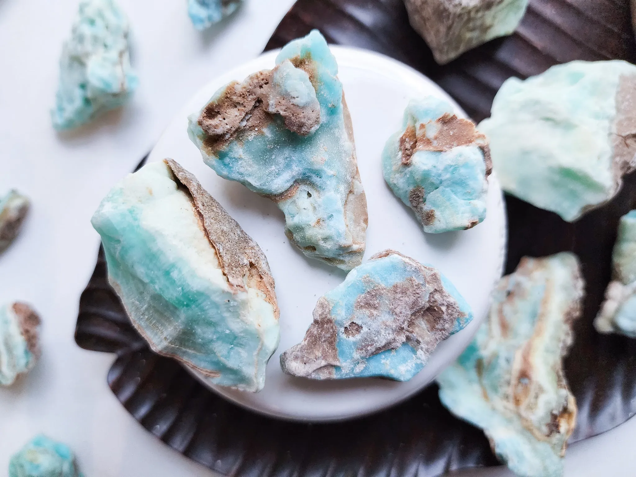 Blue Aragonite Raw