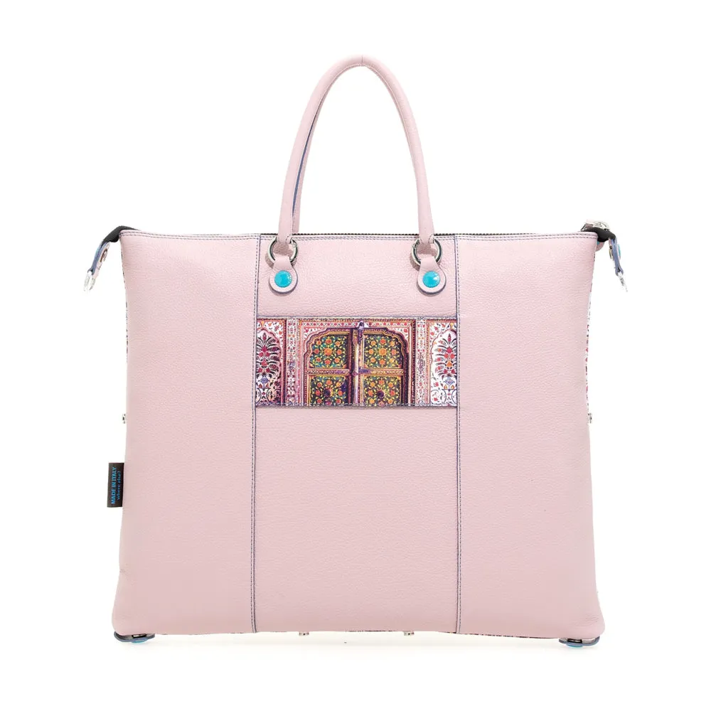 Borsa Donna a Mano con Tracolla GABS G3 PLUS Holiday in Pelle stampa Porta Junagarh Large