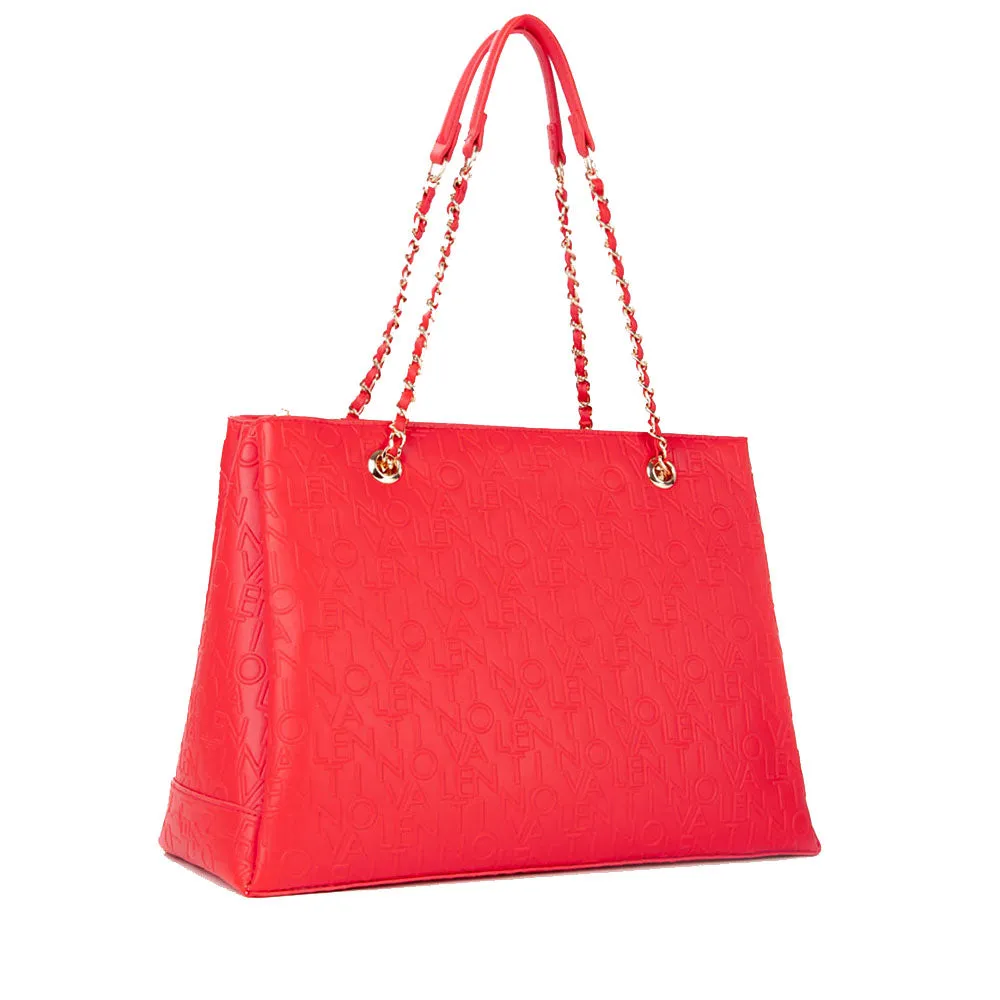 Borsa Donna a Spalla VALENTINO BAGS linea Relax Colore Rosso Misura Grande