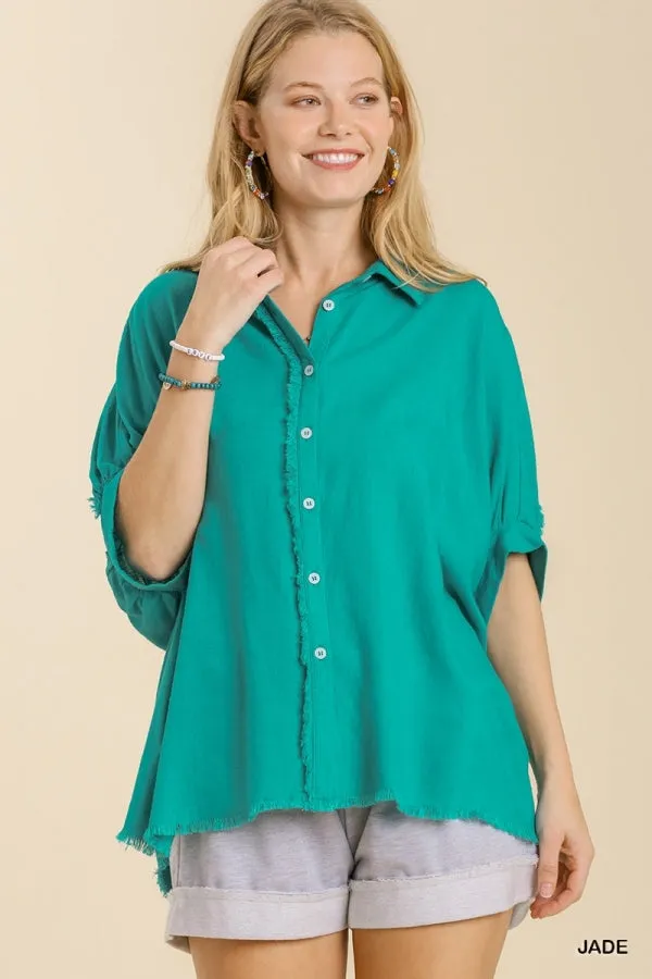 Button up Basic Top