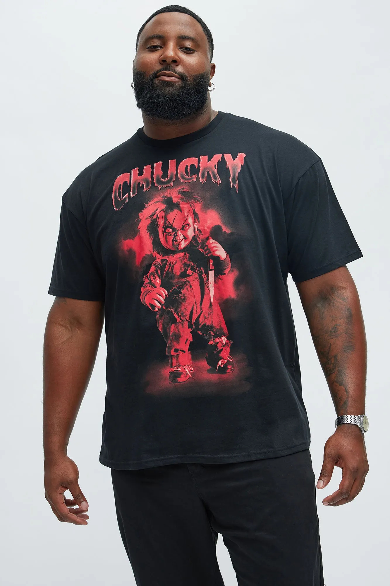 Chuck Get Me My Knife Short Sleeve Tee - Black