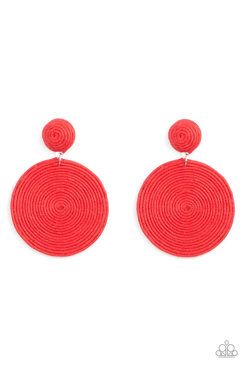 Circulate The Room Red-Earrings