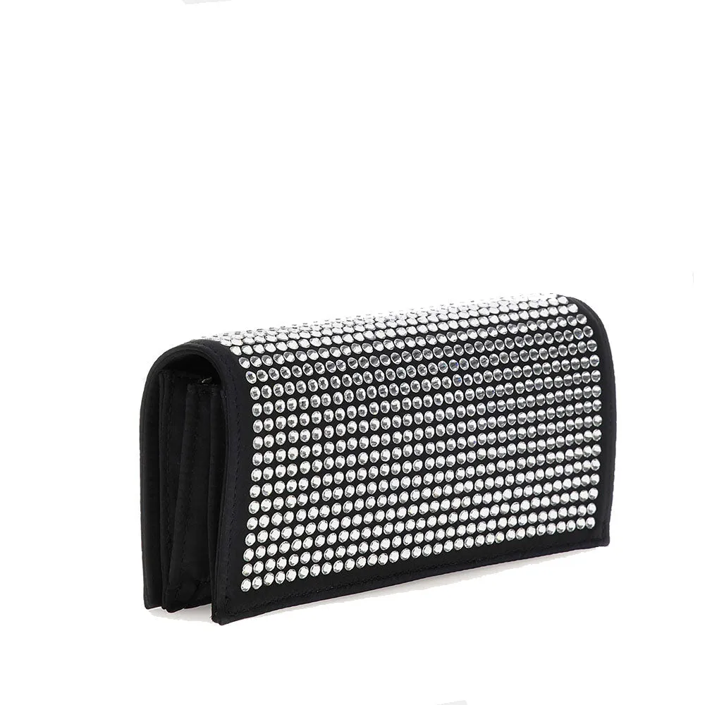 Clutch Donna a Mano GUESS Linea Gilded Glamour colore Nero