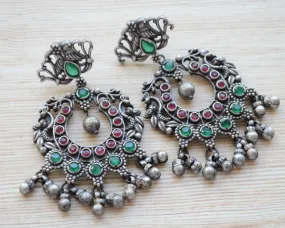 Cocktail Party Wear Chandelier Earrings, Indian Jhumki, Rajasthani Chandbali earrings