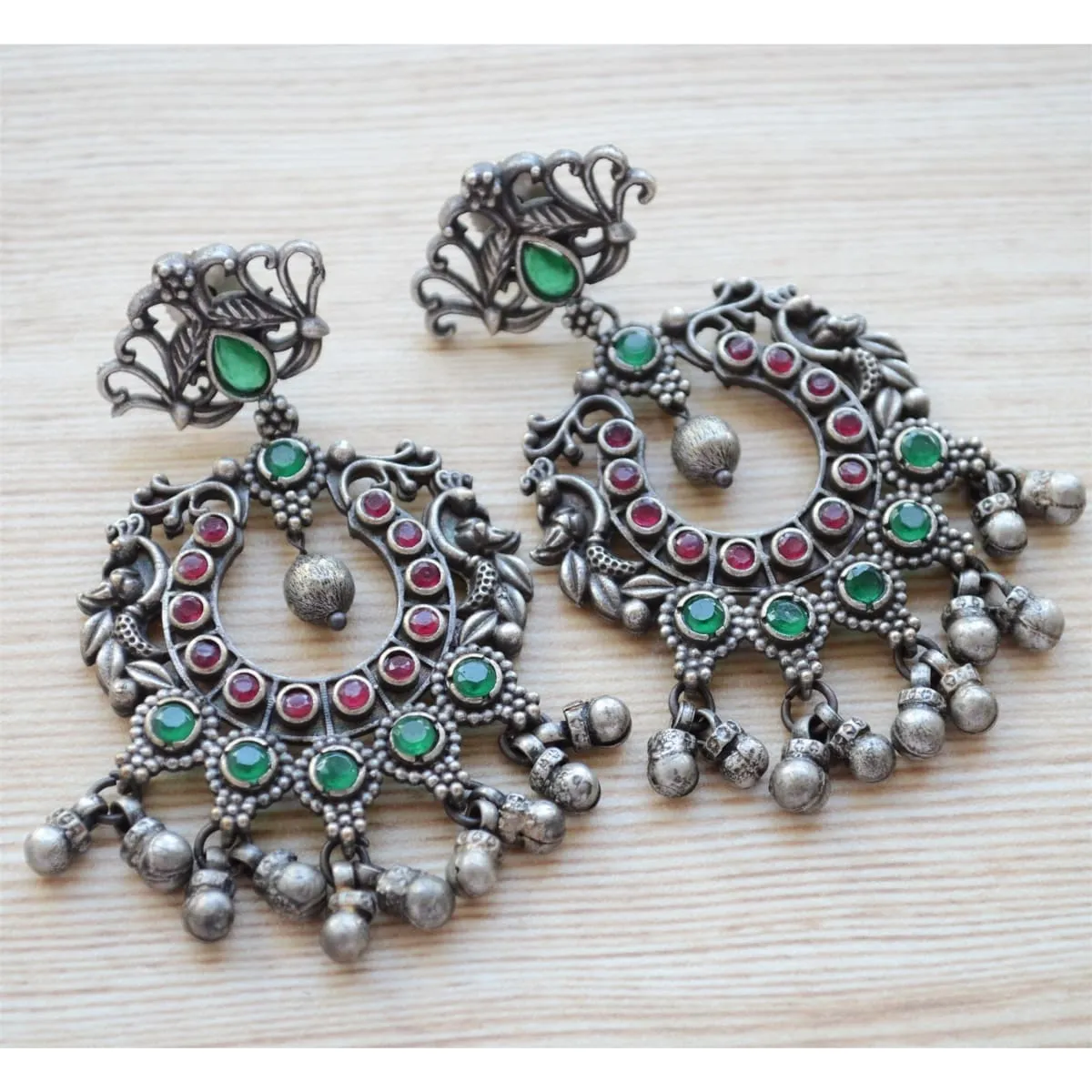 Cocktail Party Wear Chandelier Earrings, Indian Jhumki, Rajasthani Chandbali earrings