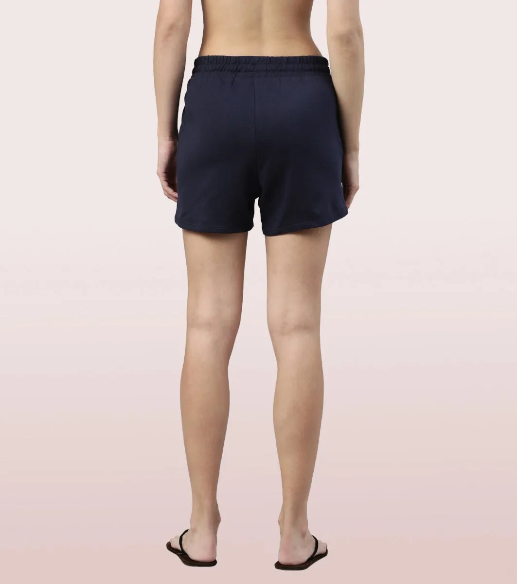 Comfy Shorts | Terry Shorts With Adjustable Waistband & Pockets