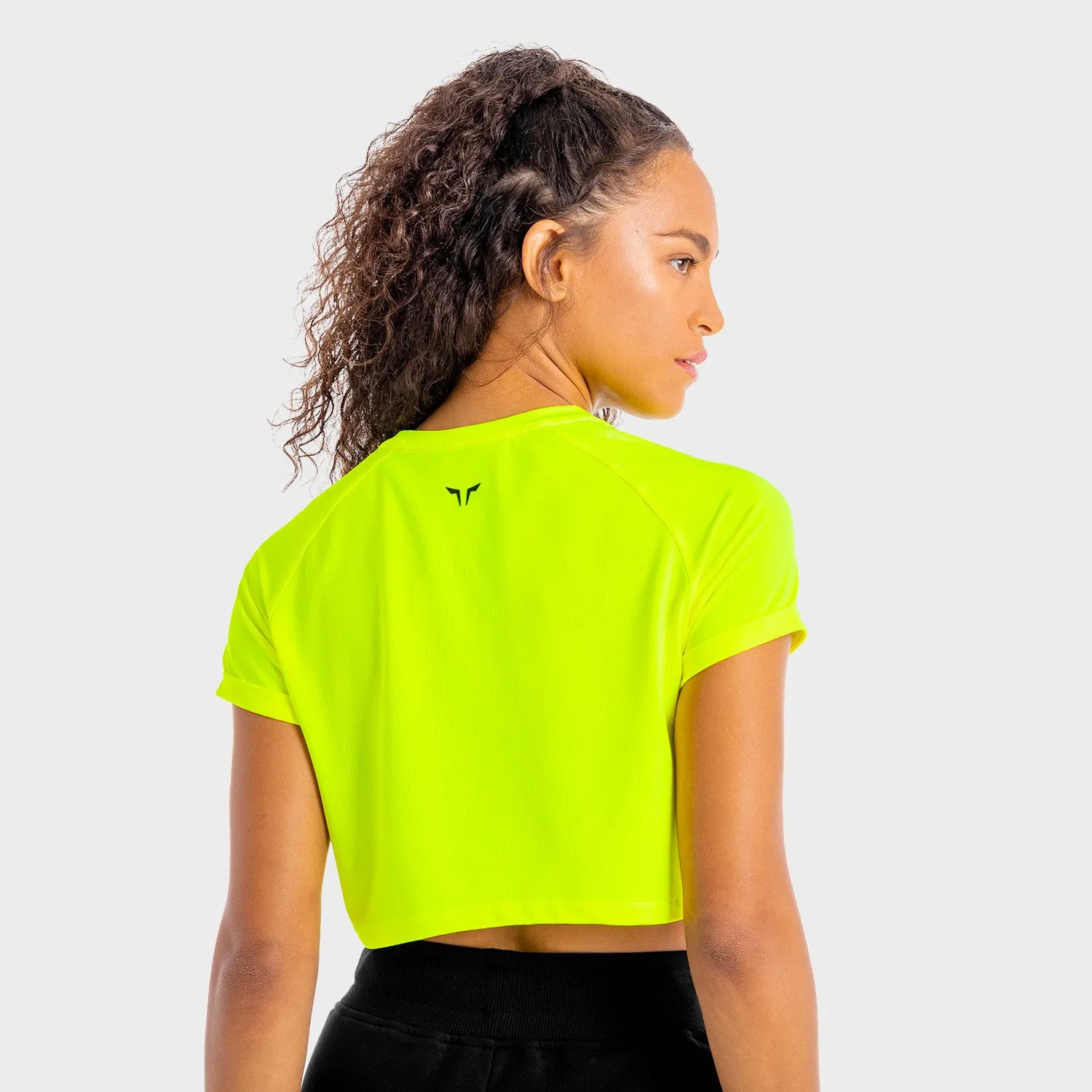 Core Crop Tee - Neon