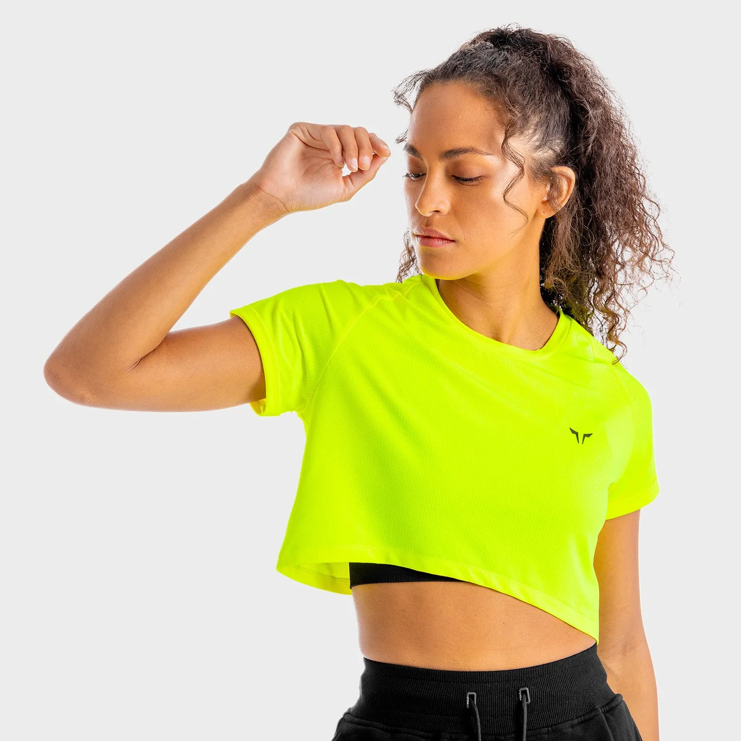 Core Crop Tee - Neon