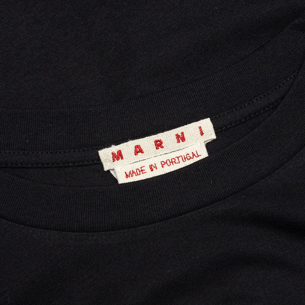 Cotton T-Shirt With Logo - Black