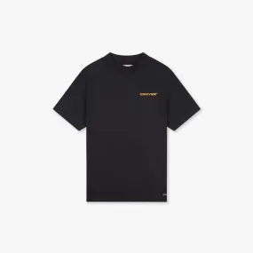 CROYEZ FAMILY OWNED BUSINESS T-SHIRT - BLACK/ORANGE