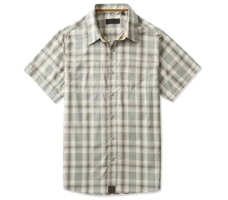 'Dakota Grizzly' Men's Yates Plaid Button Down - Smoke