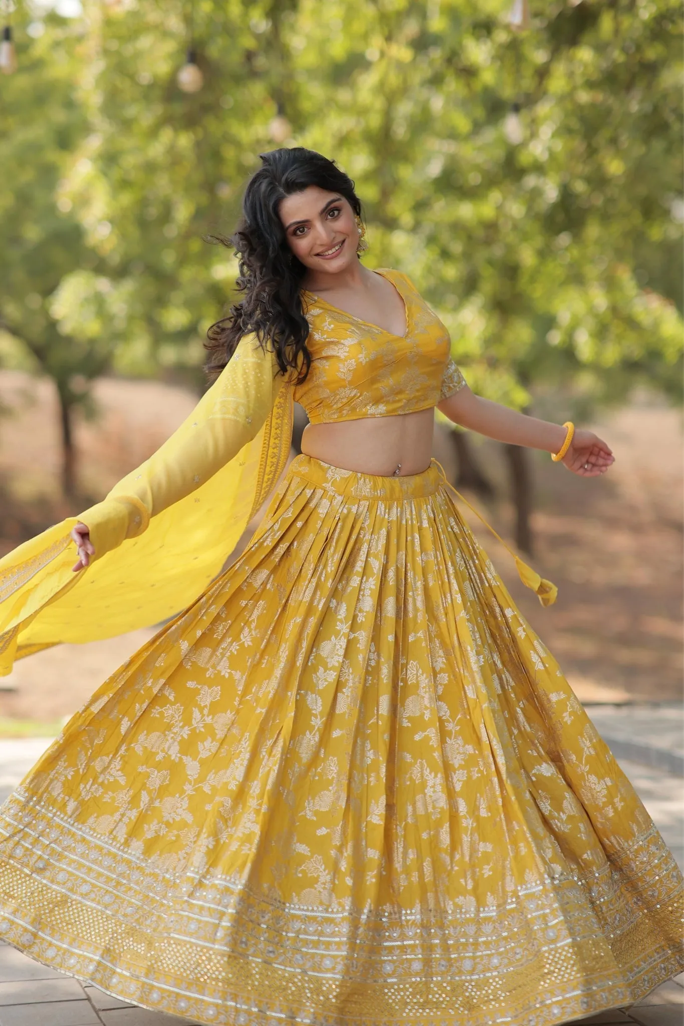 Elevate Your Style with a Designer Jacquard Lehenga Choli