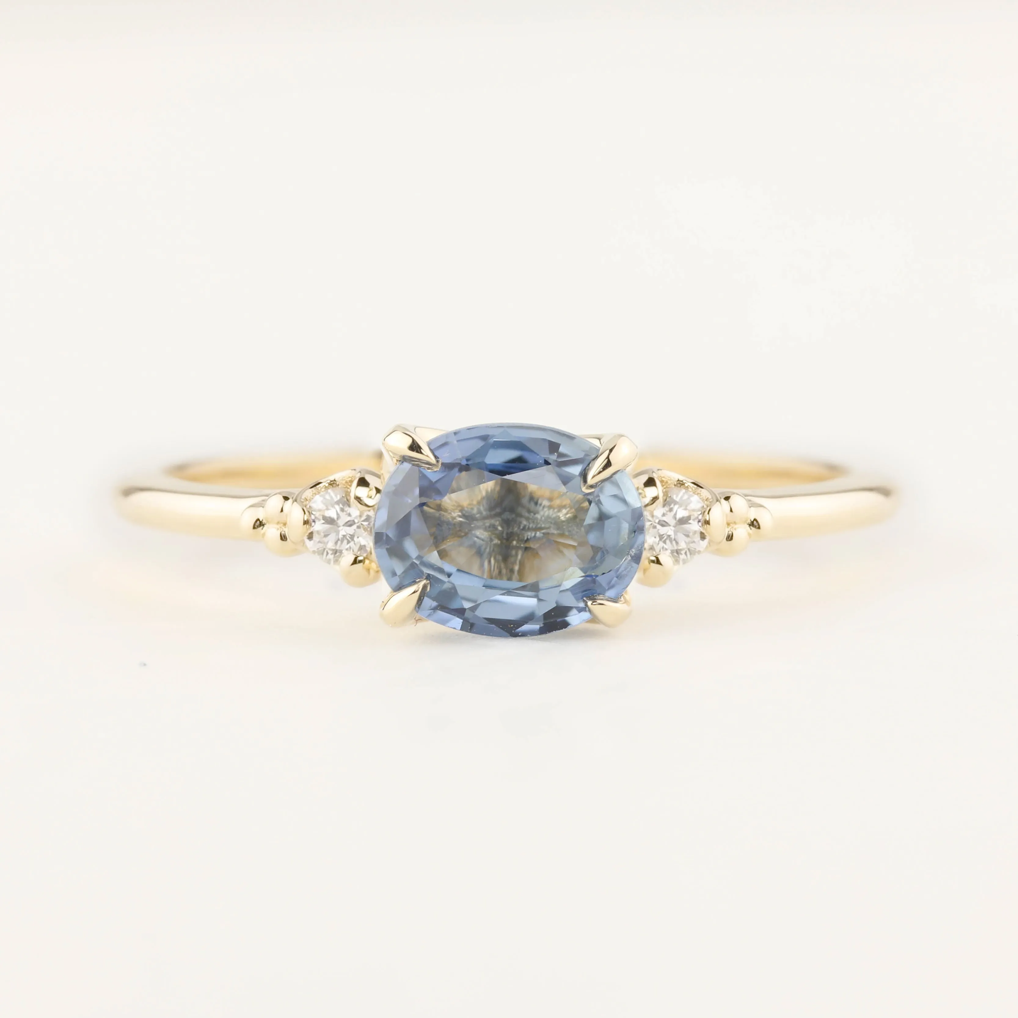 Estel Ring - 0.97ct Blue Sapphire (One of a kind)