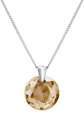 Facet Brilliant Pendant Necklace JS.0040