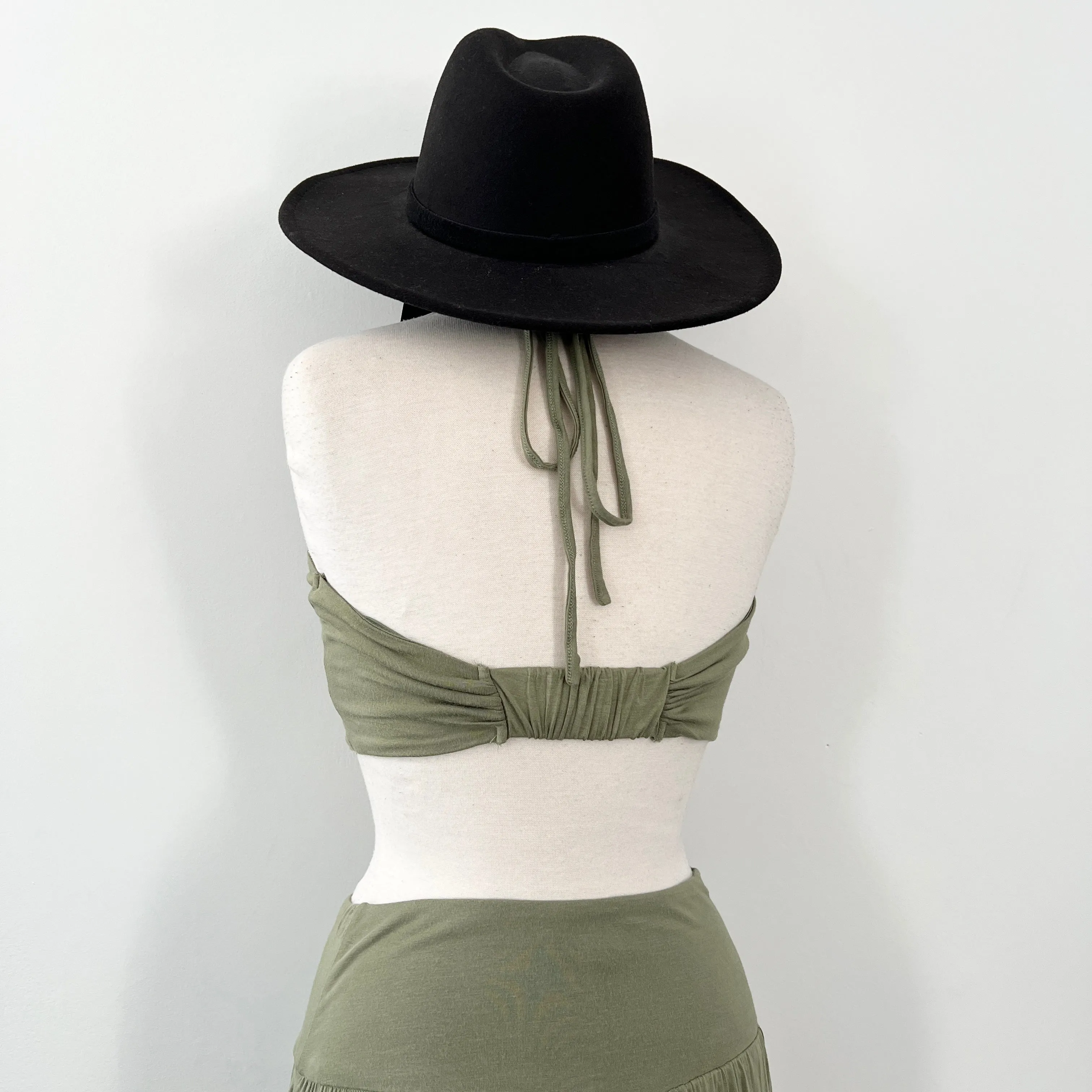 Fallon Crop Bandeau - Olive