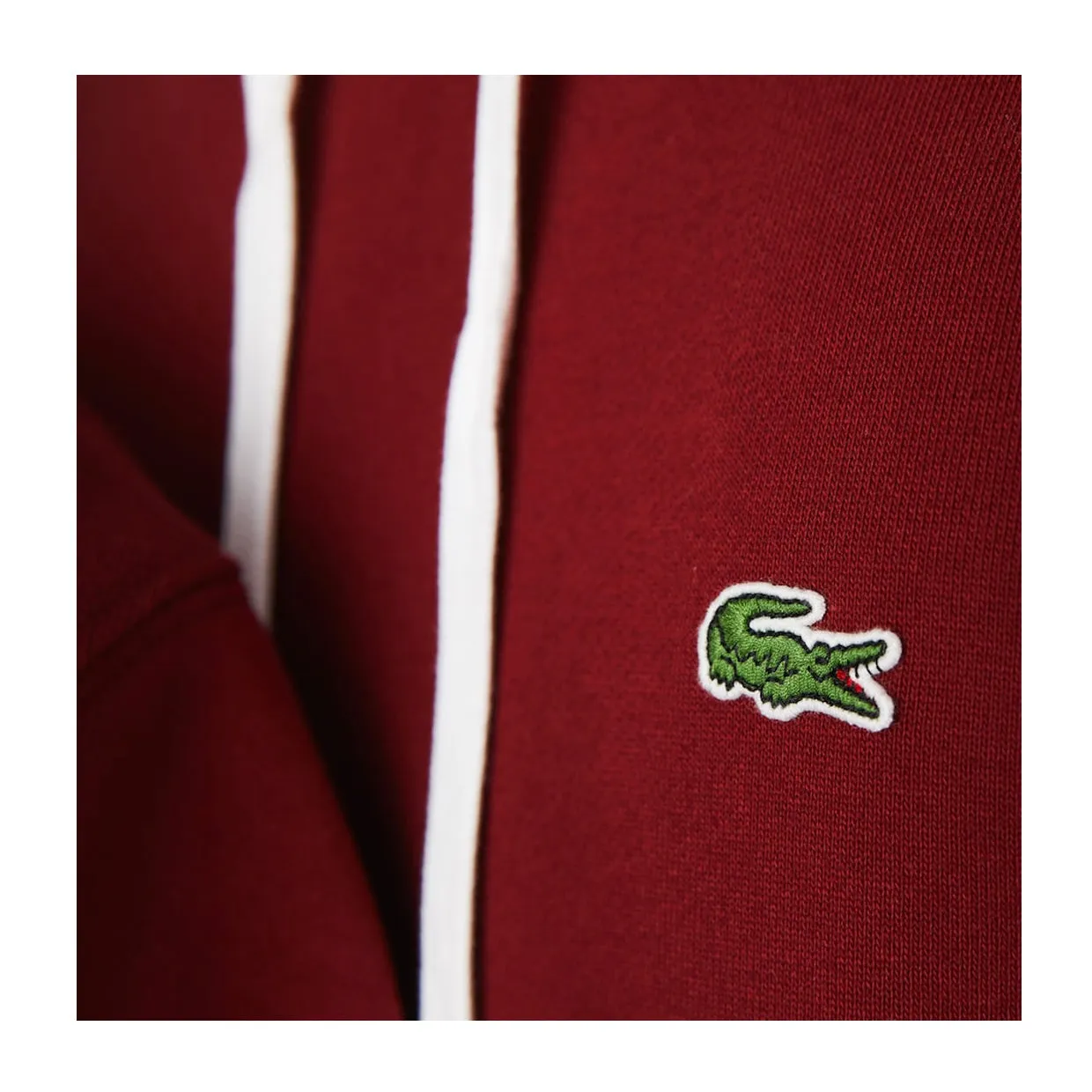 Felpa Unisex Lacoste Cotone Organico Bordeaux