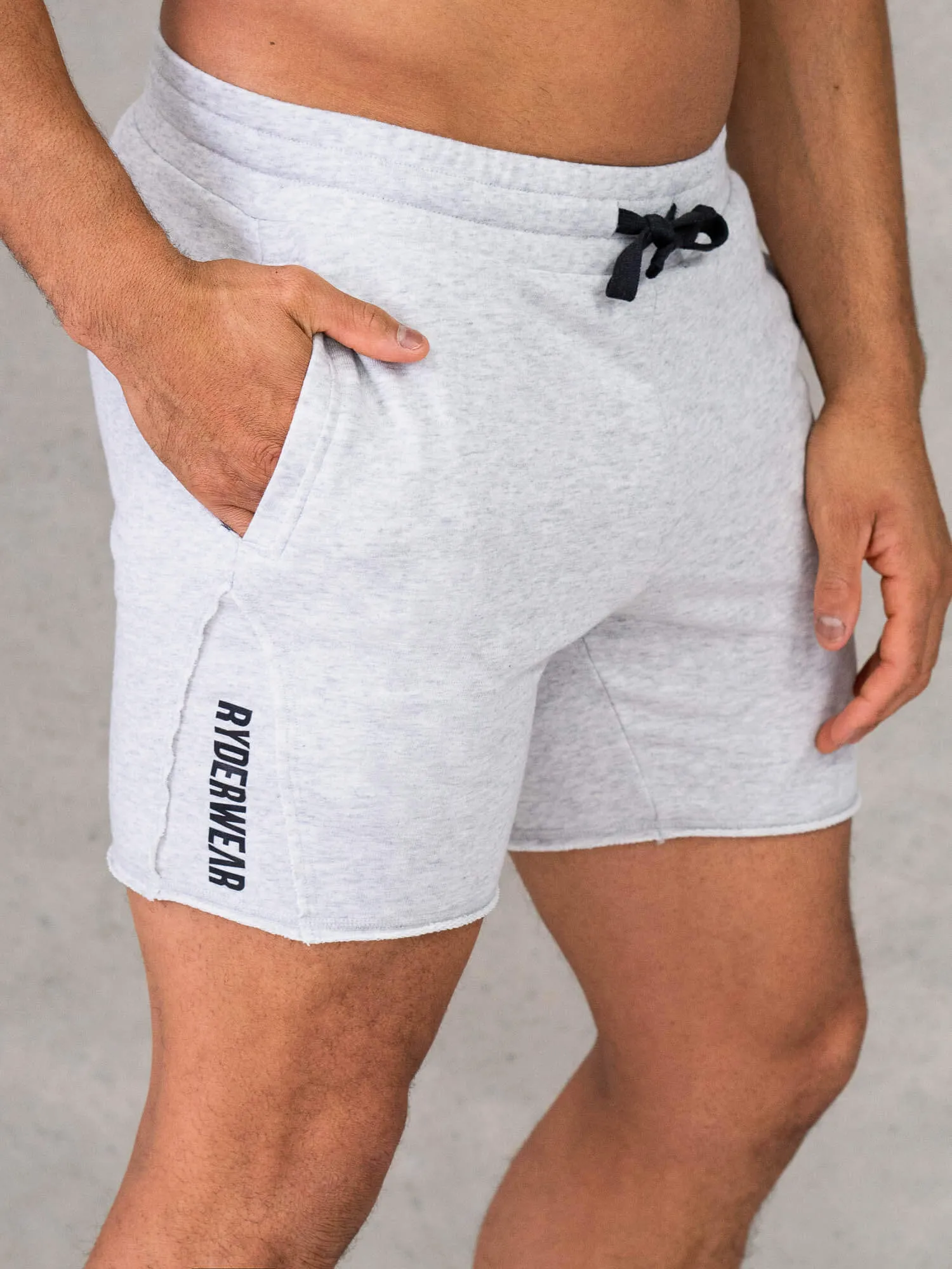 Force 6" Track Short - Chalk Grey Marl