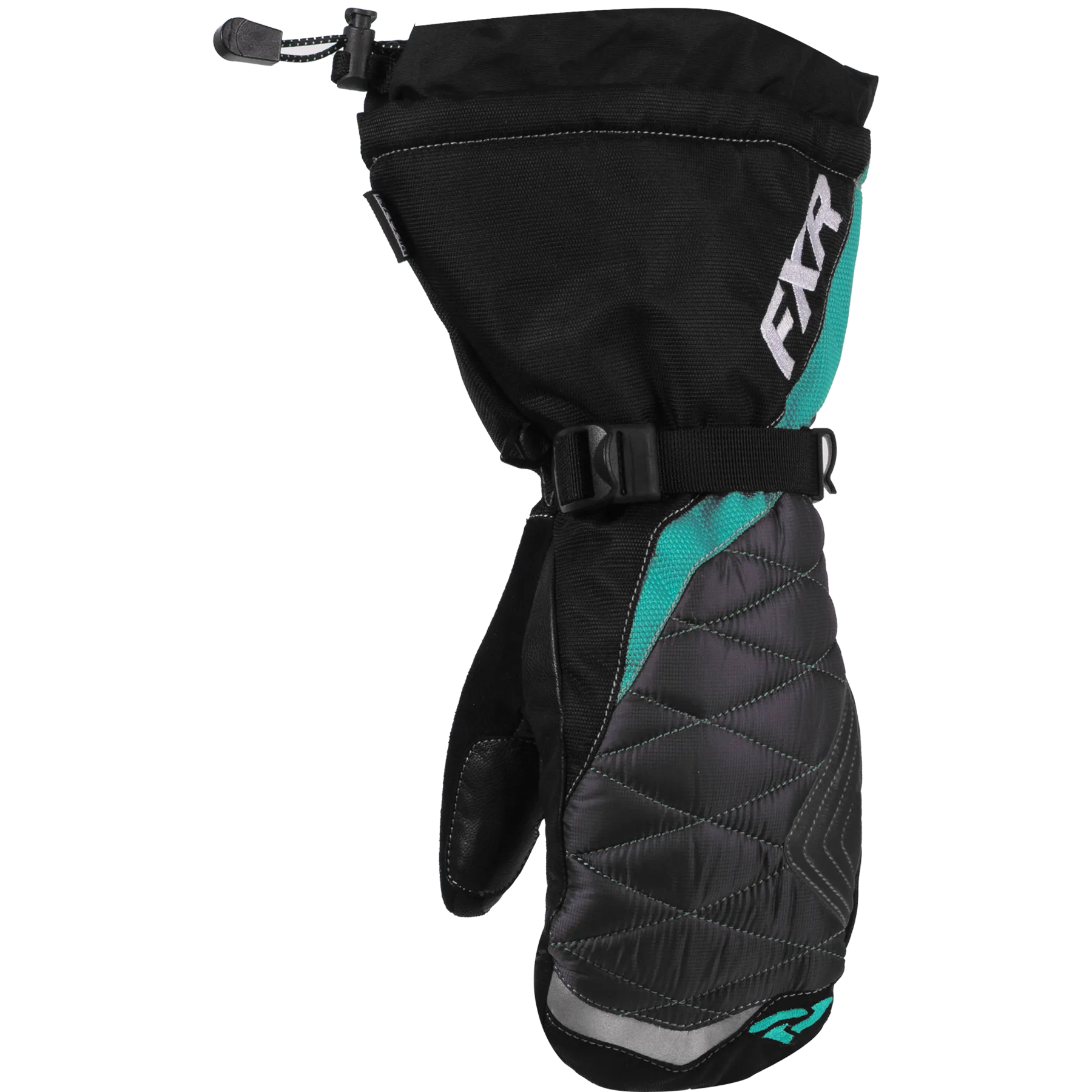 FXR Fusion Womens Mitt Black Mint