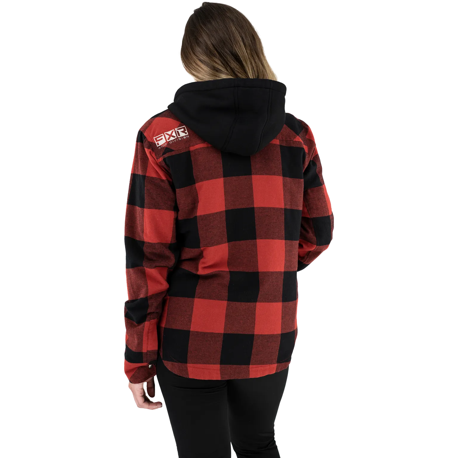 FXR Women's Timber Insulated Flannel Jacket Rust/Black