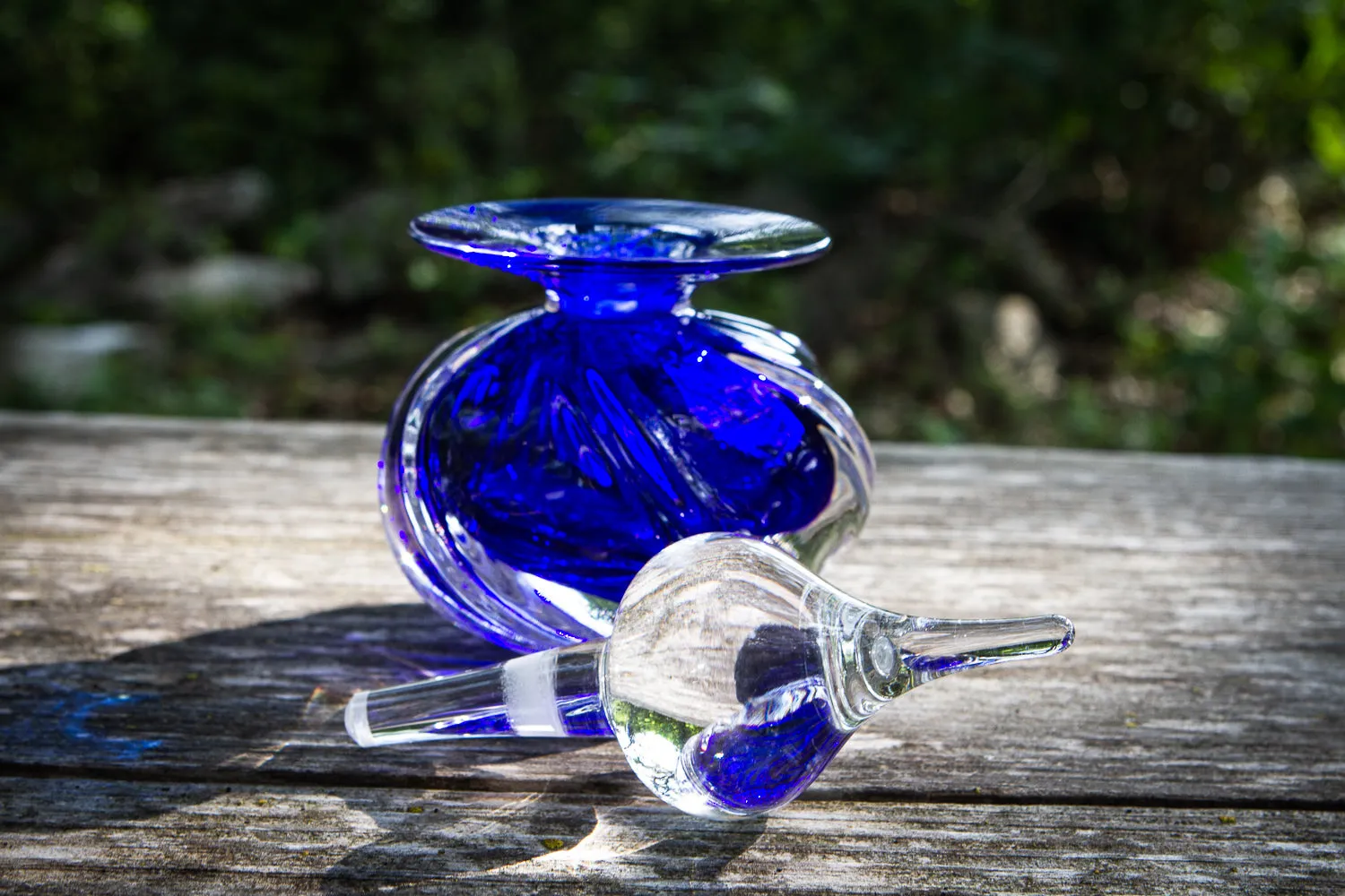 Glass Keepsake Urn - Twist