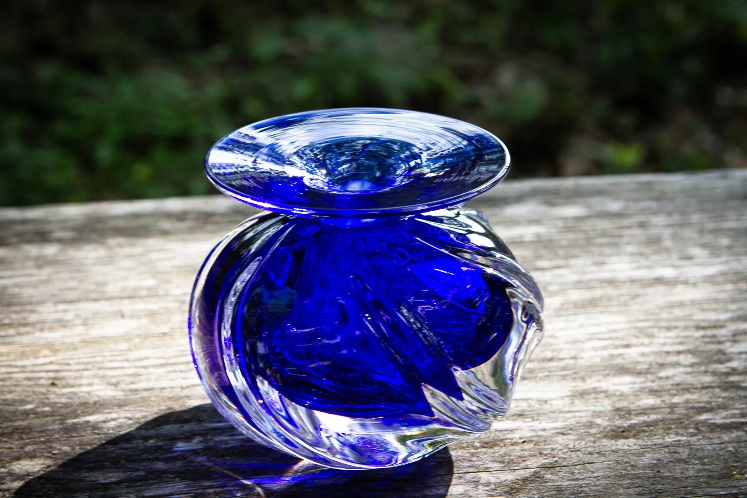 Glass Keepsake Urn - Twist