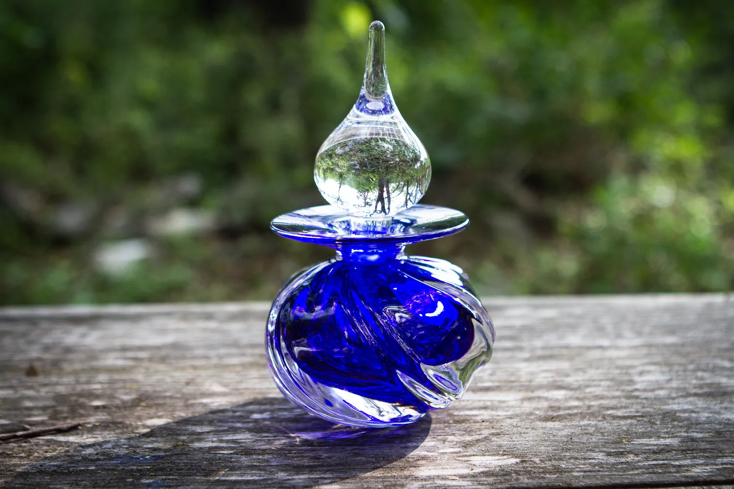 Glass Keepsake Urn - Twist